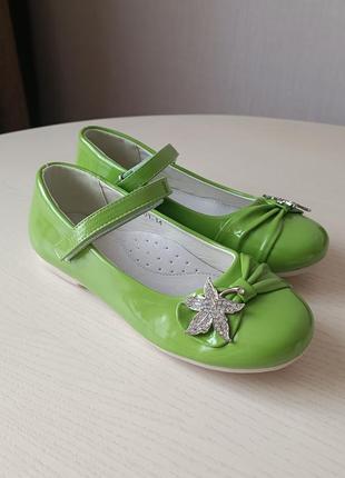 🔥 розпродаж🔥 якісні туфлі для дівчинки31-36 р. натуральна шкіра 2