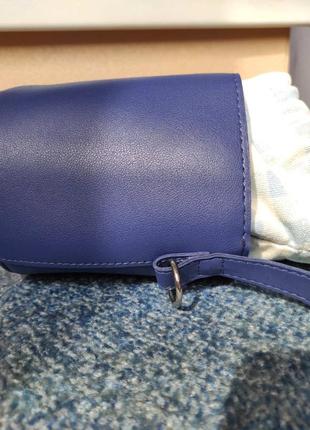 Сумка miniso.сумка бочонок сумка синего цвета. сумка мешочек.6 фото