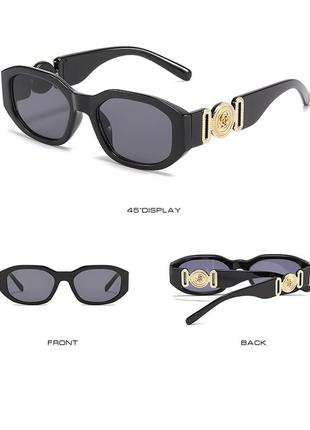 Винтажные ,солнцезащитные очки в стиле versace.2 фото