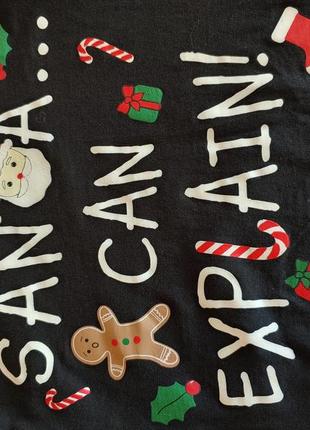 Новогодняя кофта, лонгслив р.134 6