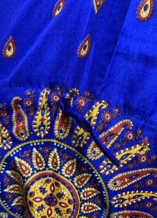 Синя туніка,мусульманська туніка,індійська сукня,сукня ,3 фото