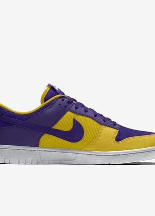 Чоловічі кросівки nike dunk low lakers