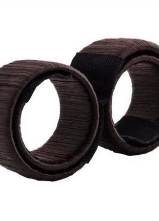 Твистер заколка для високого хвоста poni tail для волосся всієї довжини для волосся easybun чорна