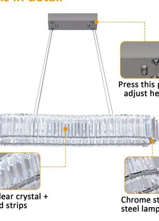 Люстра кристальная для гостиной4 фото