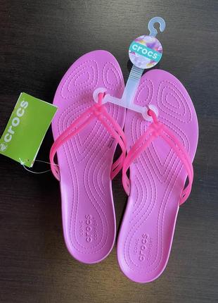 Шльопанці crocs isabella flip w, розмір 11 us1 фото