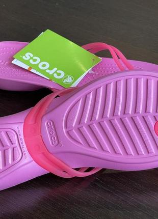 Шльопанці crocs isabella flip w, розмір 11 us3 фото