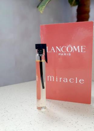 Lancome miracle💥оригинал миниатюра пробник mini 5 мл книжка игла3 фото