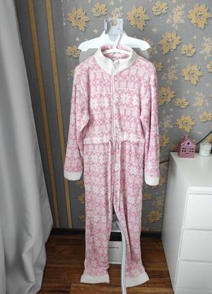 Женская пижама кигуруми розовая