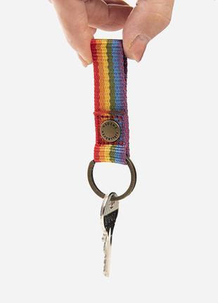 Брелок fjallraven kanken rainbow keyring4 фото