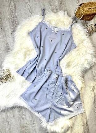 Якісний,сексуальний жіночий комплект для дому/піжама:шорти і топік на бретелях.s-x x