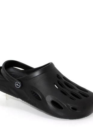 Мужские черные кроксы из эва