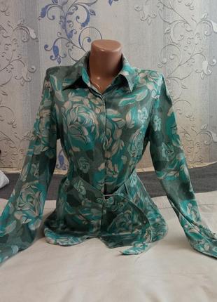 Винтажная шелковая блуза karen millen2 фото