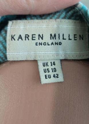 Винтажная шелковая блуза karen millen6 фото