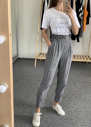 Штани висока посадка bershka 34