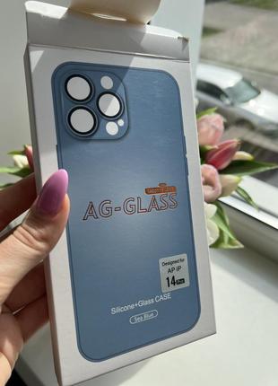 Чехол стеклянный iphone 14 pro 5
