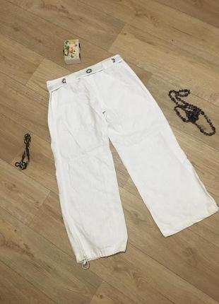 Белые летние брюки8 фото