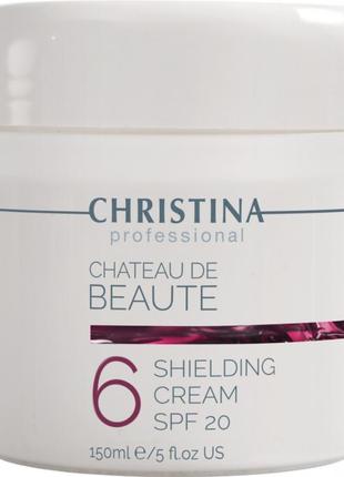 Захисний крем spf 20 (крок 6) christina chateau de beaute shielding cream spf 20 150 мл