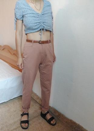 Винтажные брюки хлопок брюки бежевые джинсы винтаж брюки брючины винтажные коттон брюки мм брюки2 фото
