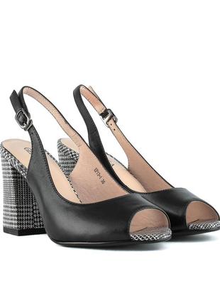 743л жіночі босоніжки geronea,на високому каблуці,на товстому каблуці,на підборах