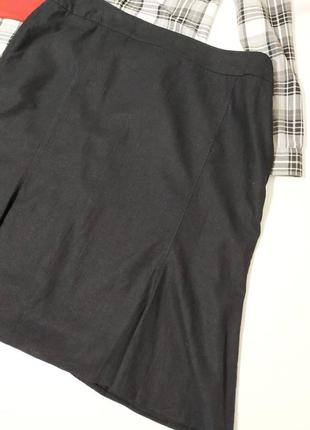 ❤️ чорна спідничка міді 3