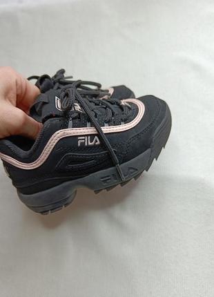 Кроссовки fila disruptor оригинал . детские кроссовки. черные кроссовки2 фото