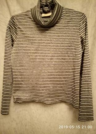 Marlina. creation. ошатний стильний светр -ок джемпер пуловер в модну смужку