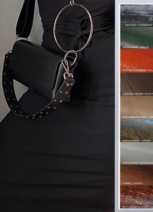 Мінімалістична шкіряна сумка  від українського бренду , структурована  кросс боді сумка the row cos8 фото