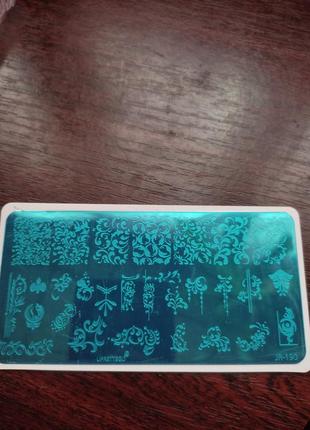 Пластина для стемпинга ногтей маникюра пластина для стемпінгу нігтів манікюру