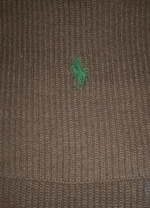 Новый шарф шерсть мерино polo ralph lauren2 фото