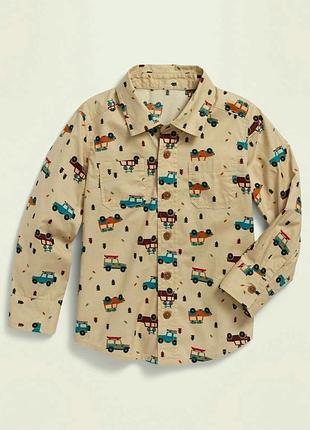 Новорічна сорочка для хлопчика 2 роки (2т) від old navy