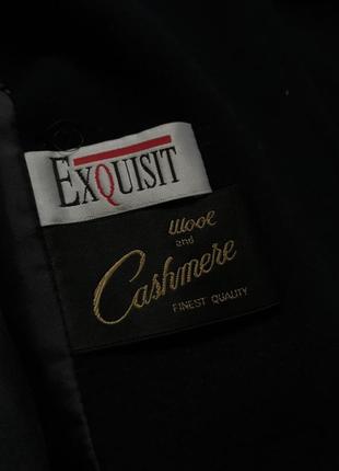 Кашемировое классическое пальто exquist6 фото