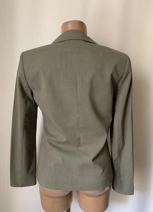 Фирменный базовый пиджак жакет в мелкую полоску montego4 фото
