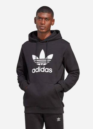 Мужская толстовка&nbsp;adidas&nbsp;originals adicolor classics trefoil hoodie