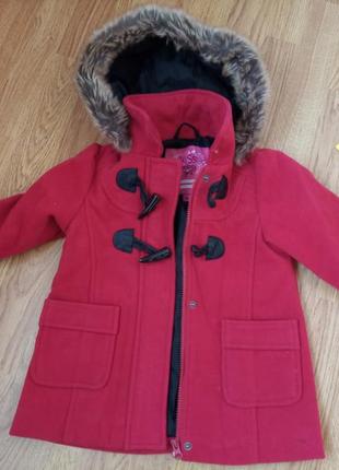Пальто весны осень на девочку 110р