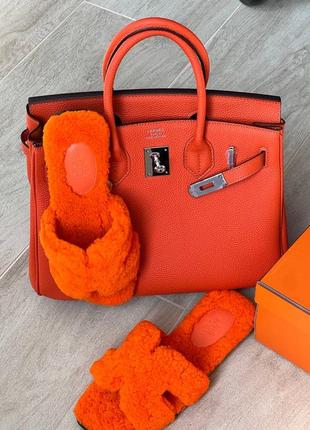 Сумка кожа в стиле hermes 4