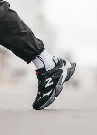Мужские кроссовки new balance 9060 black grey 41-42-43-44-45