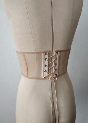 Тілесний підгрудний корсет ручної роботи