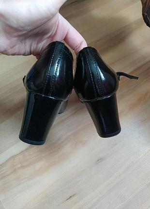 Лаковые кожаные туфли, 6.5 размер4 фото