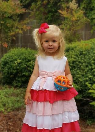 Красивое, натуральное платье  gymboree