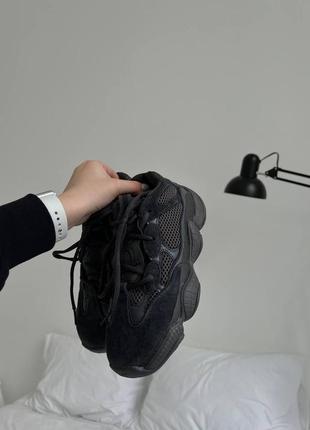 Кроссовки женские adidas yeezy boost 500 utility black premium3 фото