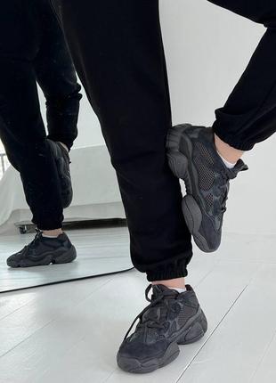 Кроссовки женские adidas yeezy boost 500 utility black premium2 фото