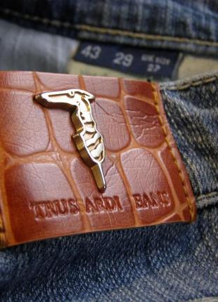 Джинсы trussardi . укорачивались .