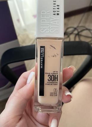 Тональный крем maybelline super stay foundation