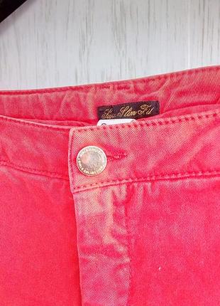 Стильні штани капри бриджі на 10 років 140 см зріст червоні zara6 фото