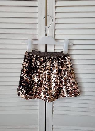 Юбка в паетки