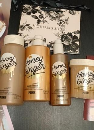 Масло олія для тіла honey ginger oil олія victoria's secret pink вікторія сікрет вікторія сікрет оригінал3 фото