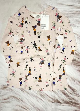 Суконька з 🐱та 🐇 на крихітку від h&m❤️ ✅1.5-2 роки
