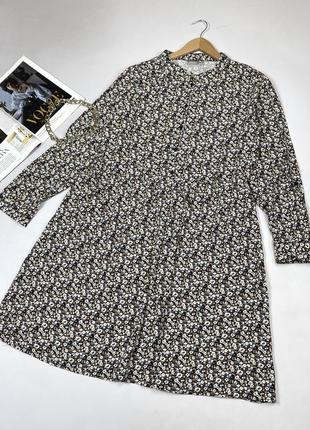 Платье в цветочный принт