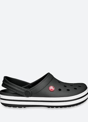 Мужские шлепанцы crocs crocband 11016 black