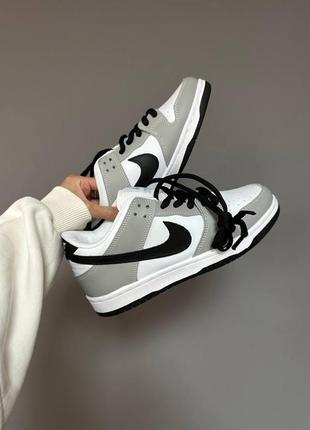 Кросівки жіночі nike sb dunk low “smoke grey”2 фото